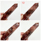 Hematoid Fire Quartz Points Towers Crystal Generators