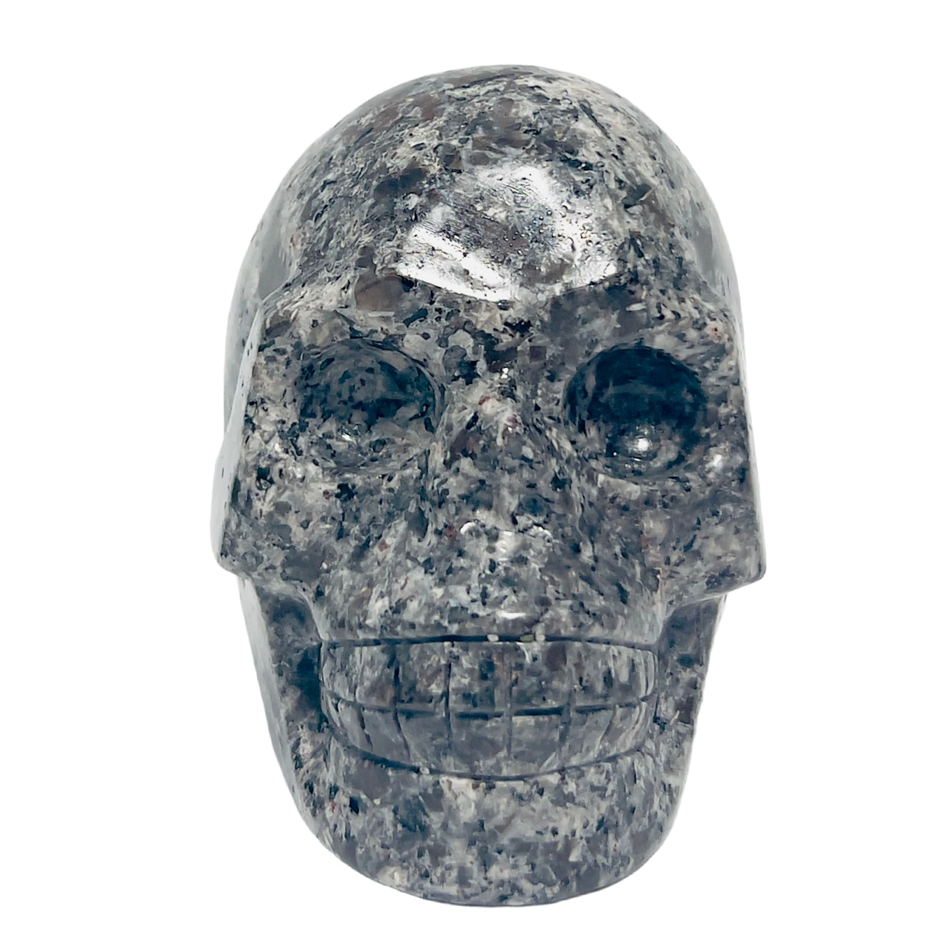 Yooperlite Skull UV Reactive Healing Crystal Carving 1025g