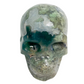 Moss Agate Skull Healing Crystal Carving 413g