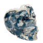 Moss Agate Skull Healing Crystal Carving 1455g