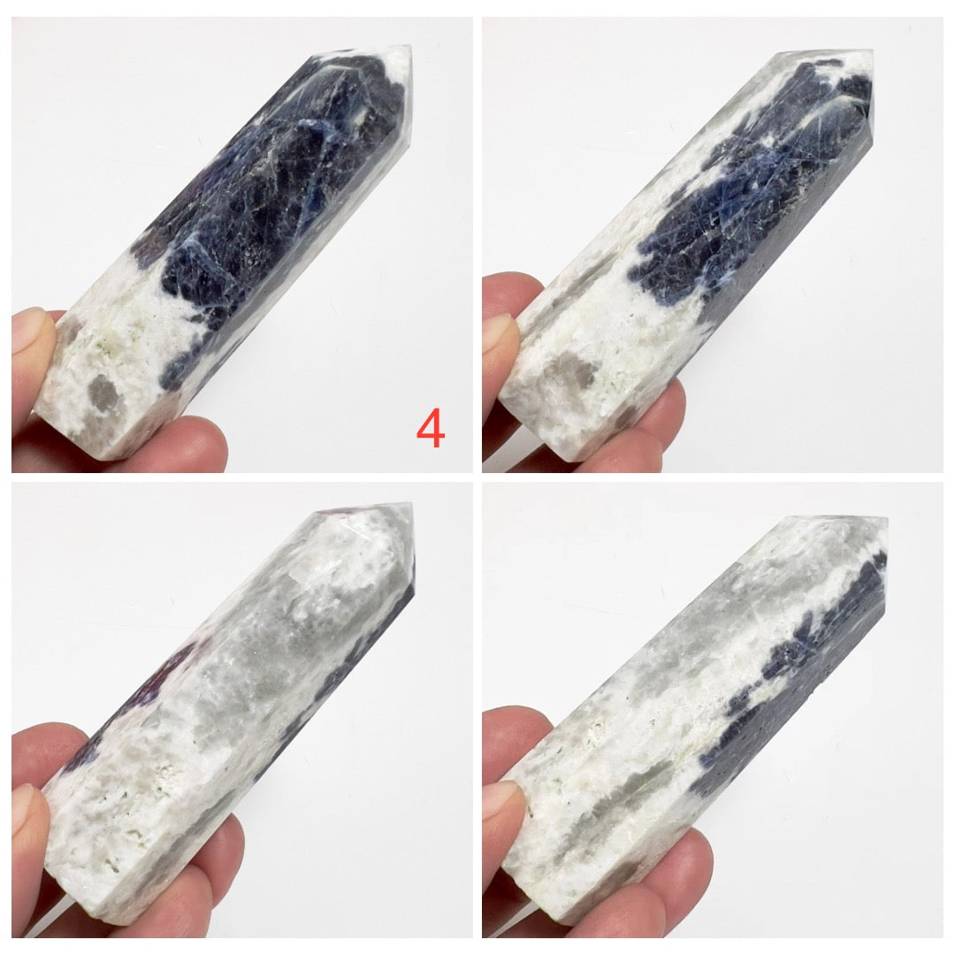 Blue Sodalite Points Tower Crystal Generators