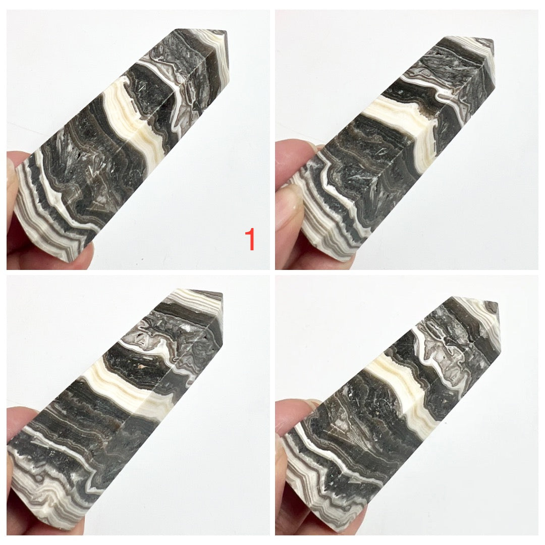 Zebra Phantom Calcite Points Towers Obelisk Crystal Generators