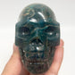 Blue Apatite Skull Healing Crystal Carving 699g