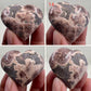 Russian Flower Cherry Blossom Jasper Hearts Healing Crystal Carvings