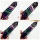 Rainbow Fluorite Points Towers Crystal Generators