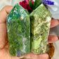 Moss Agate Towers Crystal Generator Australian Seller