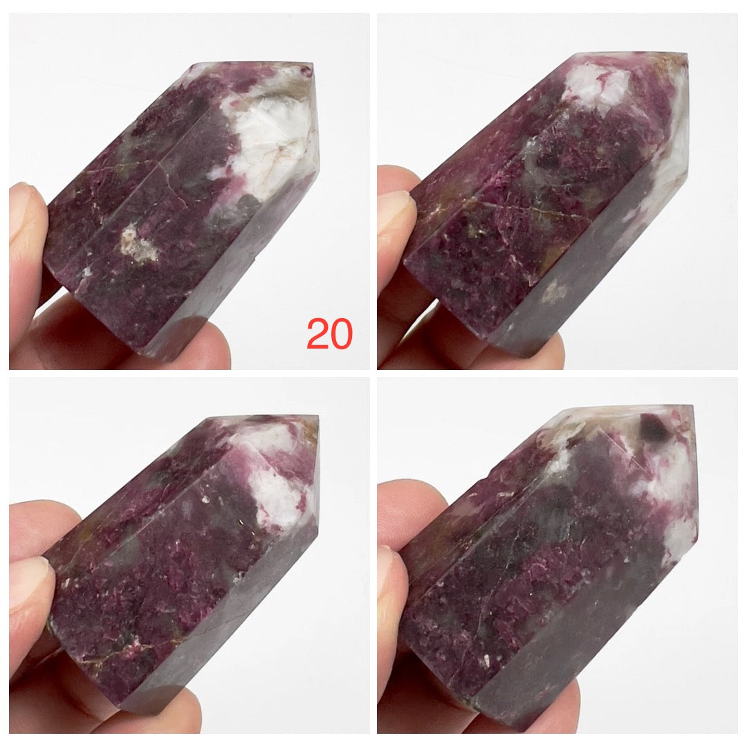 Rubellite Tourmaline Points Tower Crystal Generators