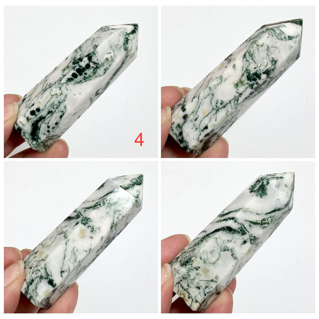 Tree Agate Points Crystal Generators Australian Seller