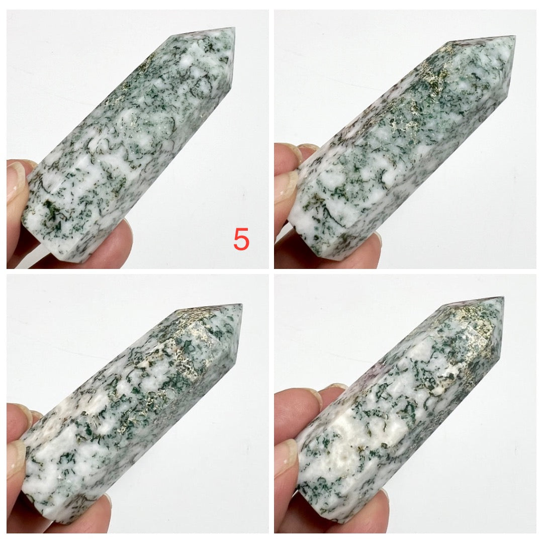 Tree Agate Points Crystal Generators Australian Seller