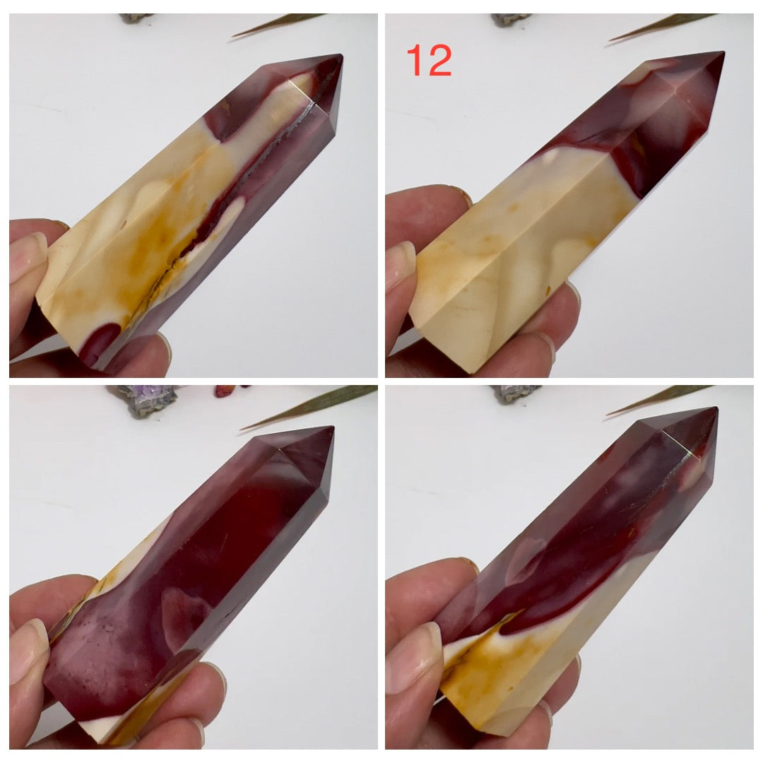 Mookaite Jasper Points Australian Gemstone Crystal Generators