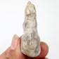 Small White Crazy Lace Agate Crystal Wolves Dogs Crystal Carvings Australian Seller