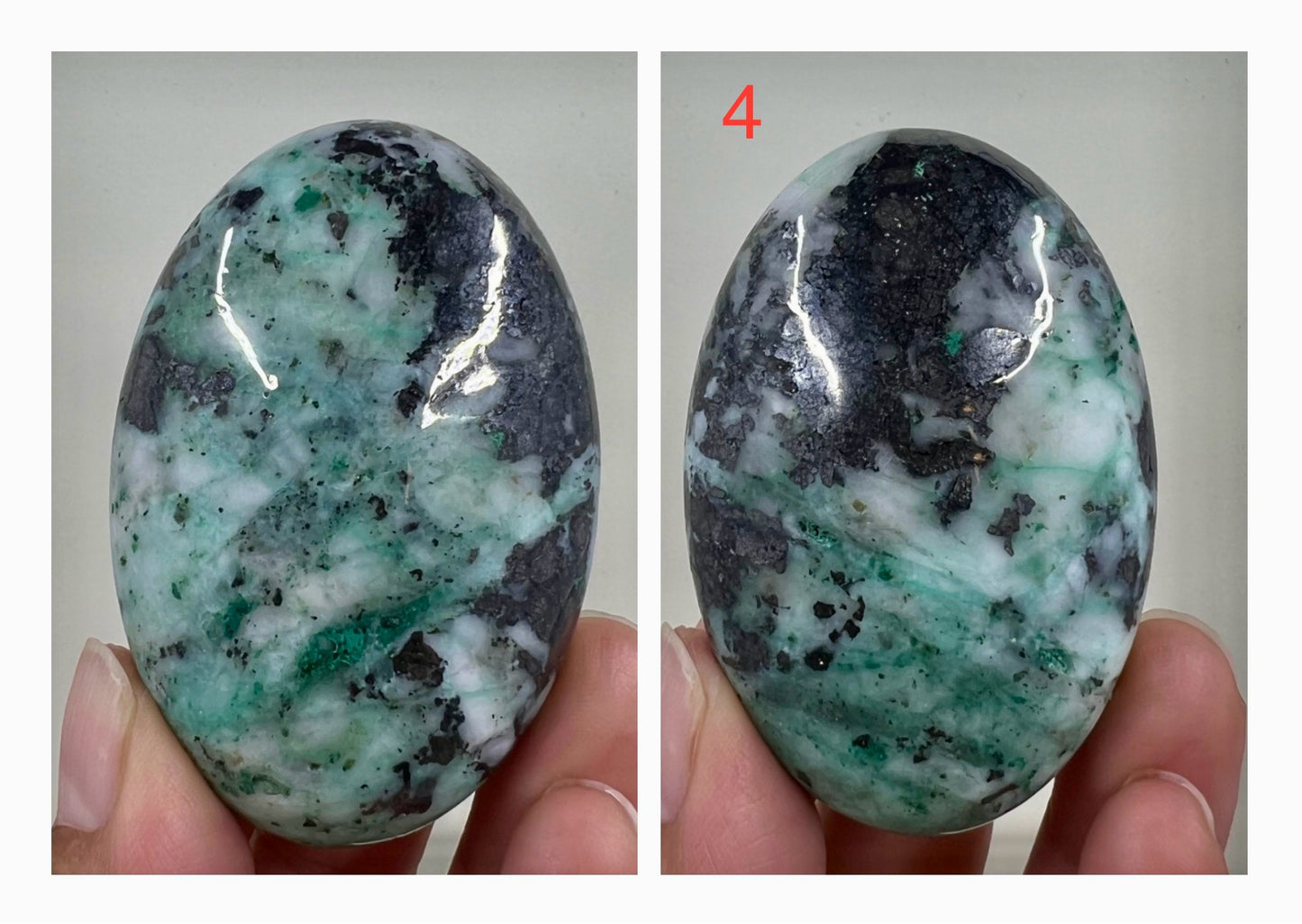 Fynchenite Phoenix Stone Palm Stones Meditation Crystals