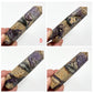 Purple Brecciated Jasper Points Towers Crystal Generators