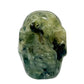 Prehnite with Epidote Skull 2 Inches Hand Carved Crystal Carving