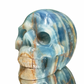 Blue Onyx Hollow Jaw Skull Healing Crystal Carving 1110g