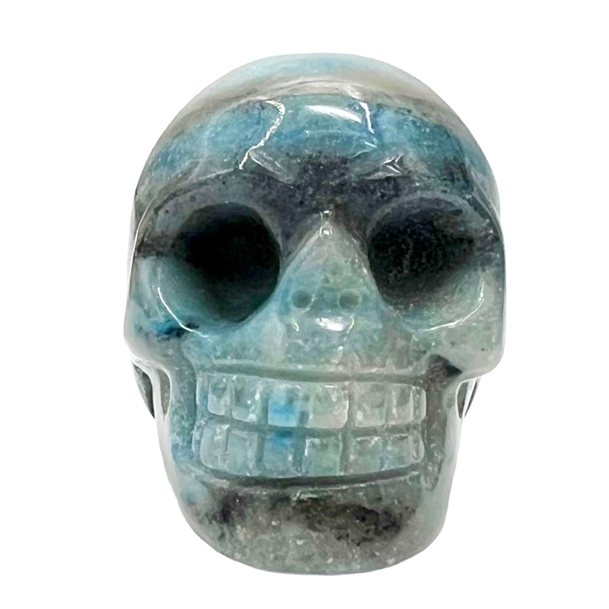 Trolleite Rare Skull 2 Inches Hand Carved Crystal Carving