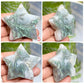 Moss Agate Stars Healing DIY Pendant Jewellery Crystal Carving Various Sizes