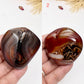 Sardonyx Chalcedony Onyx Palm Stone Meditation Healing Crystal