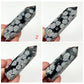 Snowflake Obsidian Points Towers Crystal Generators