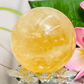 Honey Calcite Sphere Healing Crystal Ball 500g 70mm