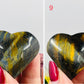 Blue Tigers Eye Hearts Crystal Carvings