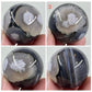 Black Flower Agate Mini Spheres Crystal Ball Australian Seller