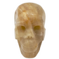 Golden Healer Quartz Skull Healing Crystal Carving 1122g