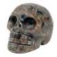 Yooperlite Skull 2 Inches UV Reactive Hand Carved Crystal Carving