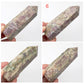 Ruby In Kyanite Points UV Reactive Natural Crystal Generators Australian Seller