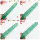 Green Fluorite Points Towers Translucent Crystal Generators