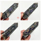 Purple Brecciated Jasper Points Towers Crystal Generators