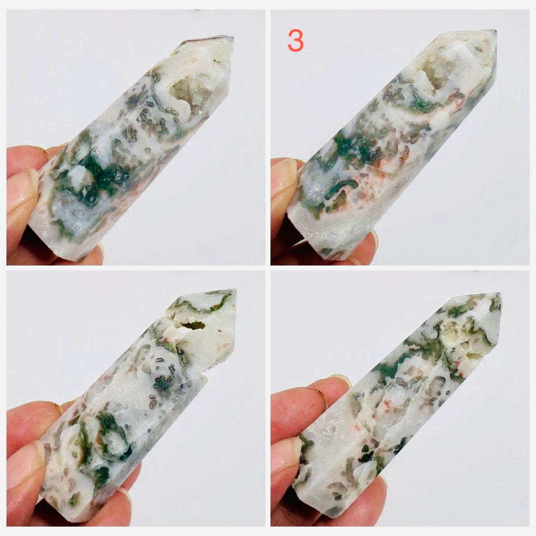 Tree Agate Points Crystal Generators Australian Seller