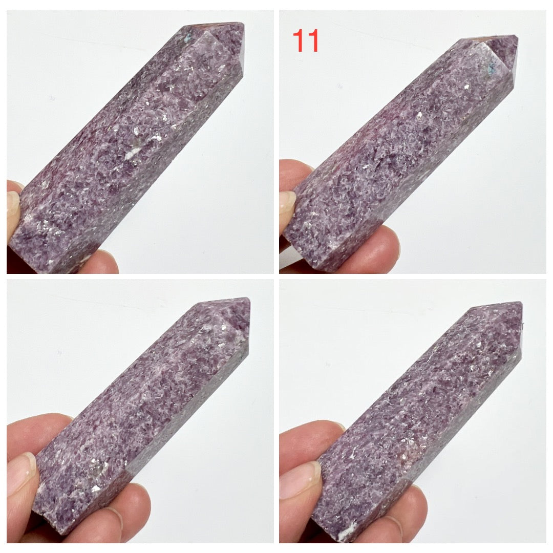 Lepidolite Purple Mica Points Crystal Generator