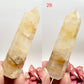 Golden Healer Quartz Points Towers Crystal Generators