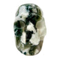 Moss Agate Skull 2 Inches Hand Carved Crystal Carving