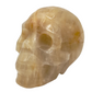 Golden Healer Quartz Skull Healing Crystal Carving 1122g