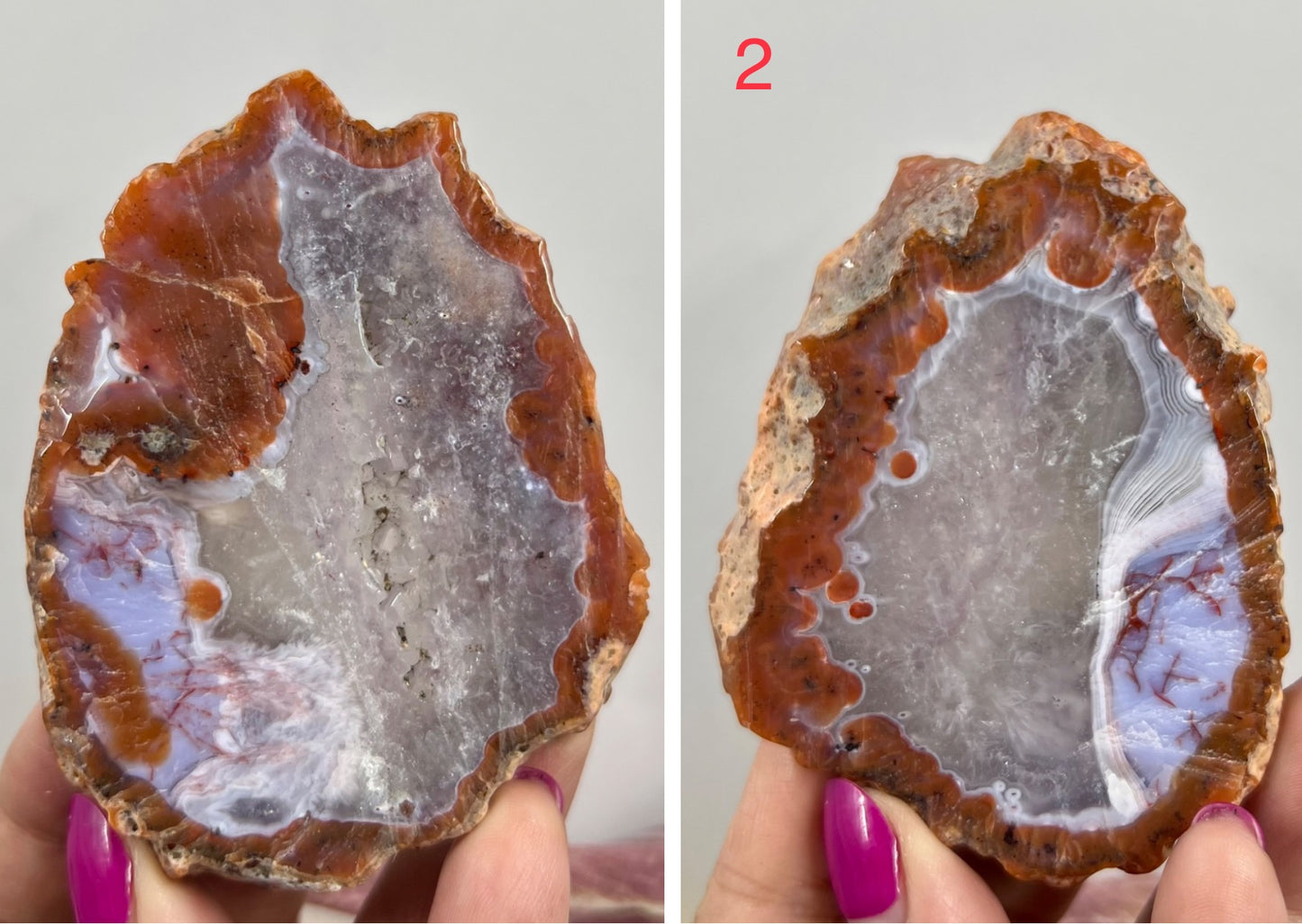 Agate Slice Slab Natural Raw Crystal Australian Seller