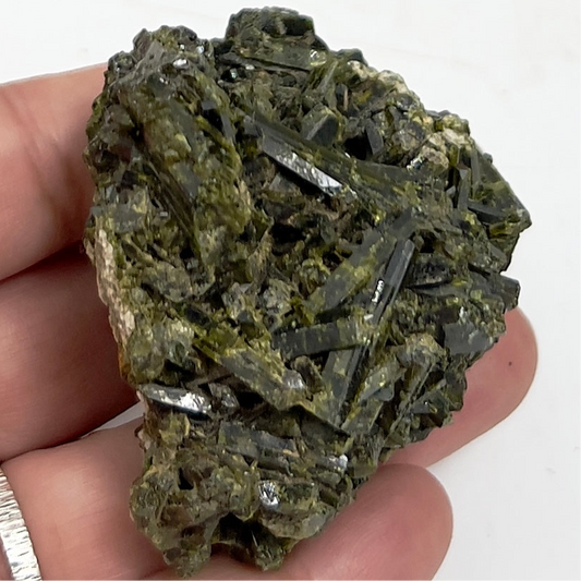 Green Tourmaline Natural Raw Specimen Healing Crystal 121g