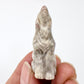 Small White Crazy Lace Agate Crystal Wolves Dogs Crystal Carvings Australian Seller