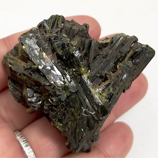 Green Tourmaline Natural Raw Specimen Healing Crystal 100g