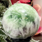 Snowflake Fluorite Sphere Healing Crystal Ball 342g 58mm