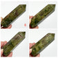 Dragon Blood Jasper Points Towers Crystal Generators