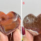 Carnelian Hearts Crystal Carvings Australian Seller