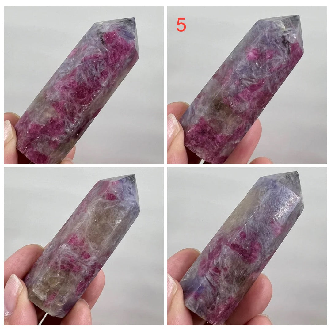 Pegmatite Unicorn Stone Points Crystal Generators Australian Seller