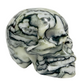 Jade Skull Healing Crystal Carving 466g