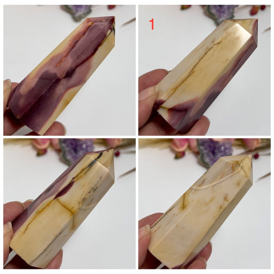 Mookaite Jasper Points Australian Gemstone Crystal Generators