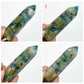 Fynchenite Phoenix Stone Malachite Turquoise Chrysocolla Points Towers Crystals