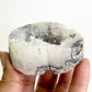 Druzy Mexican Agate Heart Quartz With Stand Crystal Carving Australian Seller