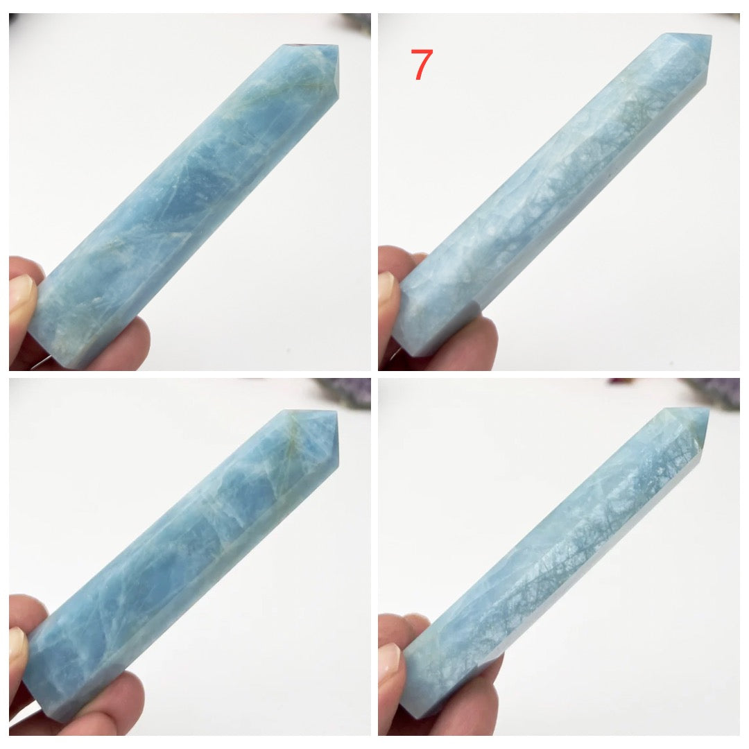 Aquamarine Points Towers Crystal Generators Australian Seller