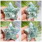 Moss Agate Stars Healing DIY Pendant Jewellery Crystal Carving Various Sizes